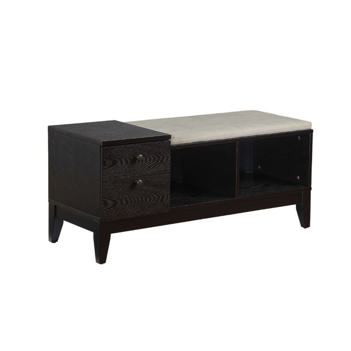Boyet - Bench - Cream Fabric & Black
