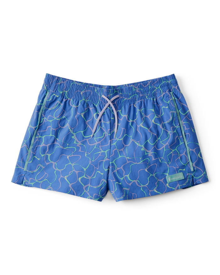 Brinco 3 Inch Short - Print - Women's, Splash Azure