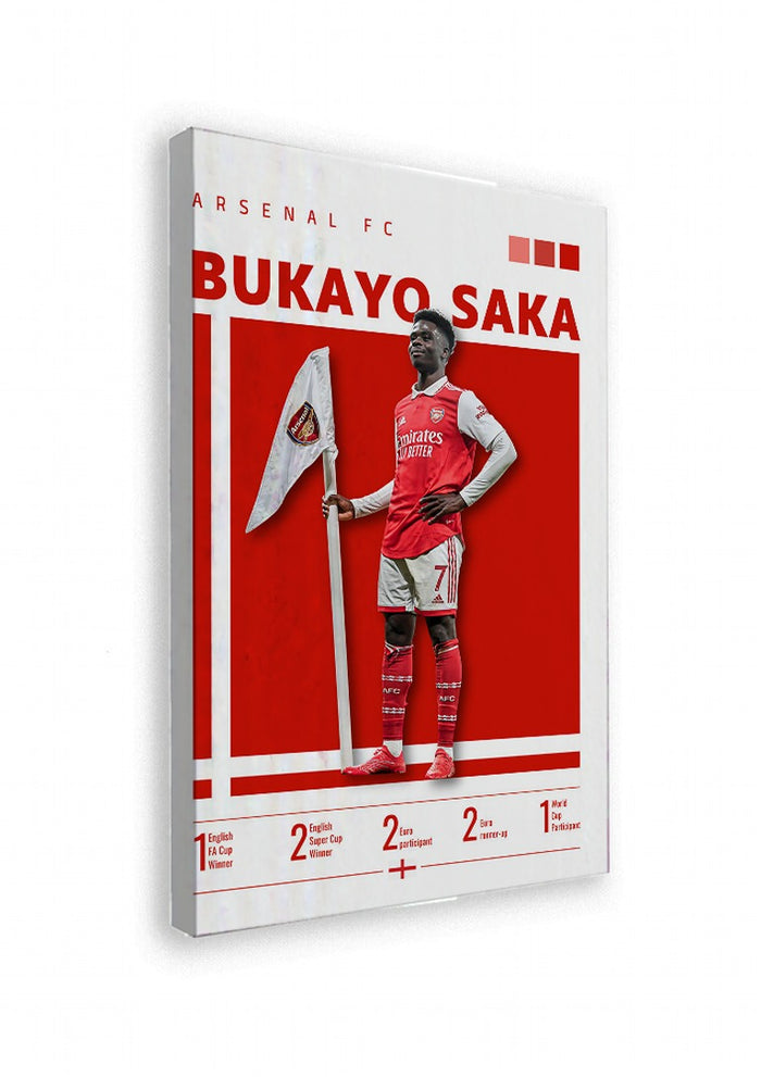 Bukayo Saka - Arsenal Football Poster