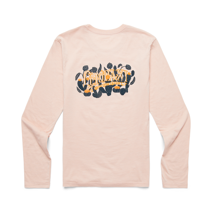 Cactus Life Long-Sleeve Organic T-Shirt - Women's, Sand