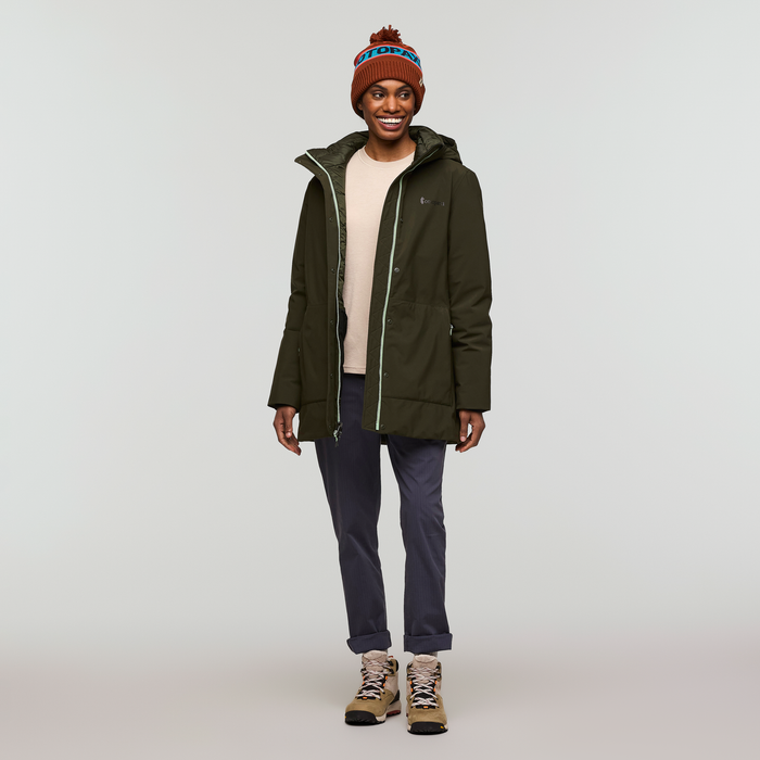 Calidez Down Parka - Women's, Woods, Model Sydney
