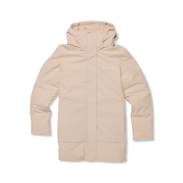 Calidez Down Parka - Women's, Cream, Model Avery