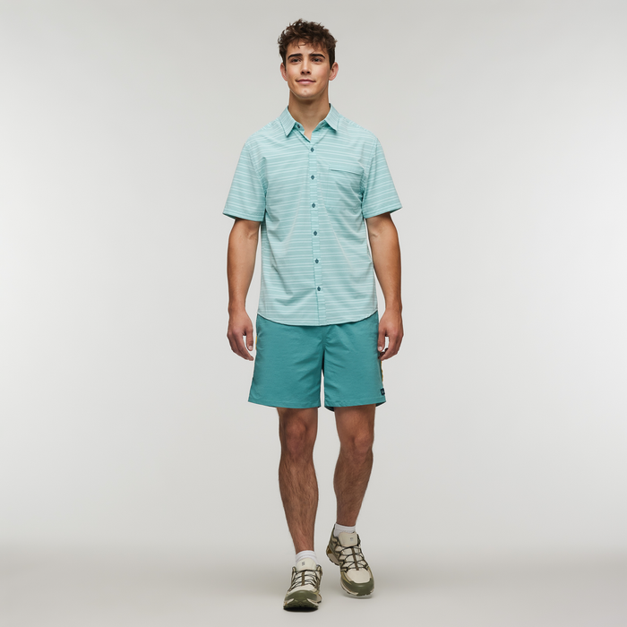 Cambio Button Up - Print - Men's, Coastal, Model Kellan