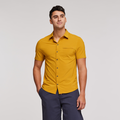 Cambio Button Up Shirt - Men's, Amber, Model Munther