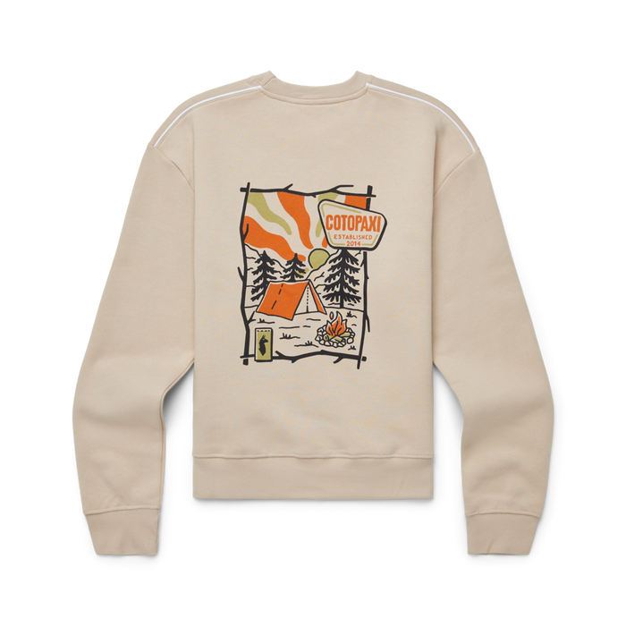 Camp Life Crew Sweatshirt - Women's, Oatmeal