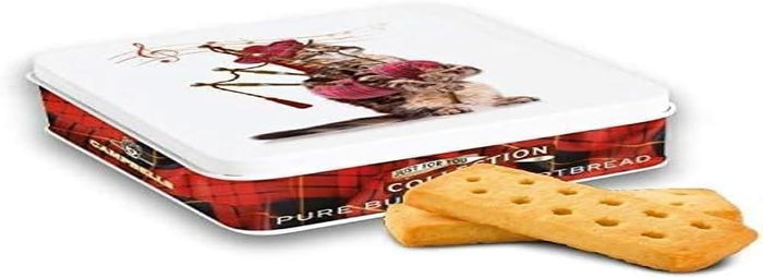 Campbells Shortbread Cat with Bagpipes Tin (Shortbread Fingers) 90g