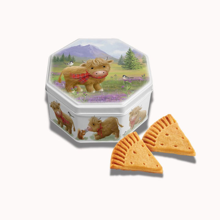 Campbells Shortbread Cute Highland Cow Tin (Petticoat Tails) 115g