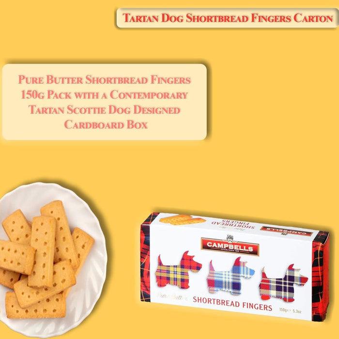 Campbells Shortbread Dog Carton 150g