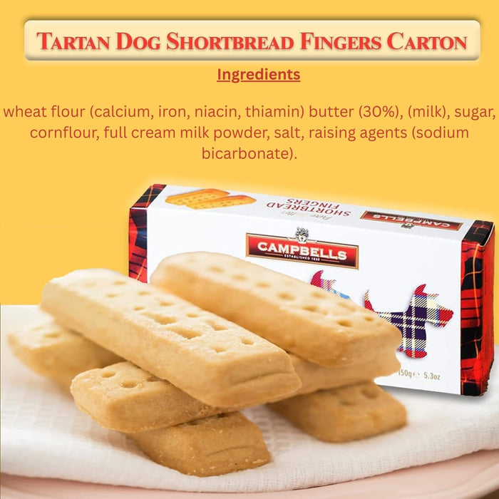 Campbells Shortbread Dog Carton 150g