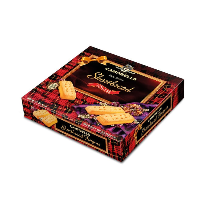 Campbells Shortbread Pure Butter Traditional Fingers Carton 300g product image