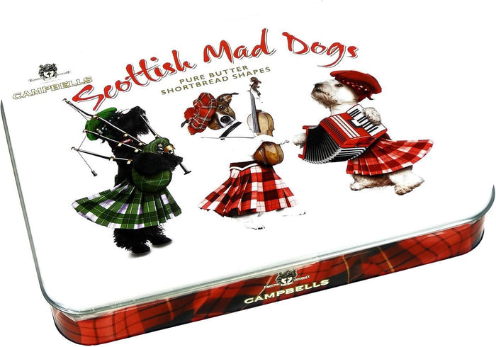 Campbells Shortbread Scottish Mad Dogs Tin 150g