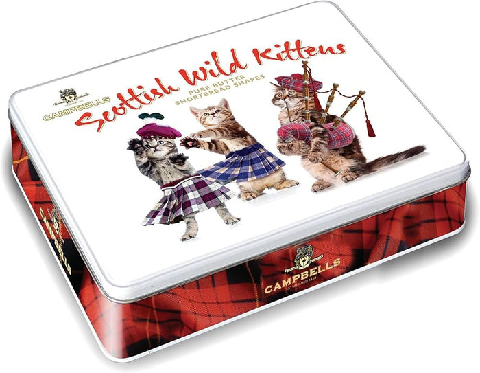 Campbells Shortbread Wild Kitten Tin 150g