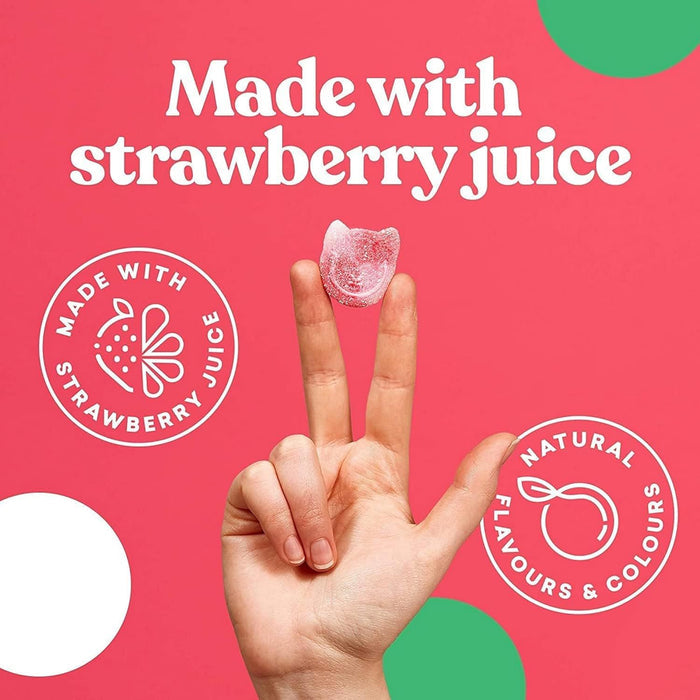 Candy Kittens Wild Strawberry Gourmet Sweets Bag 140G
