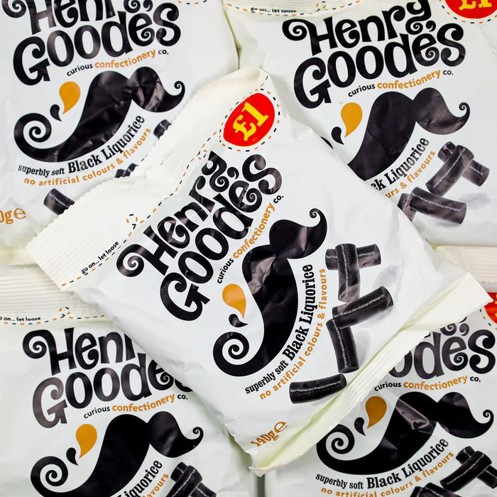 Candyland Henry Black Goodes Soft Liquorice 200g