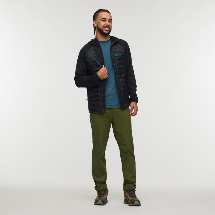 Capa Hybrid Insulated Hooded Jacket - Men's, Cotopaxi Black, Model Alex