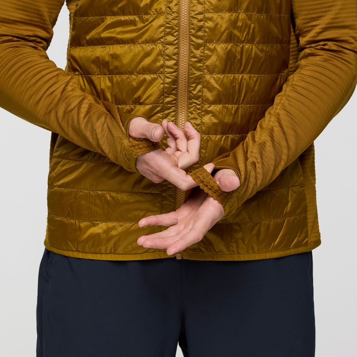 Capa Hybrid Insulated Hooded Jacket - Men's, Bronze, Model Jackson