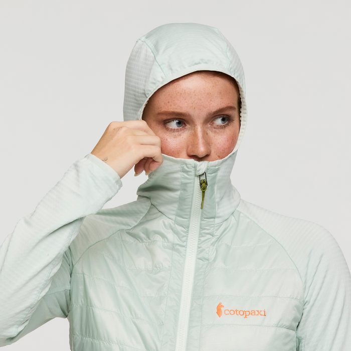 Capa Hybrid Insulated Hooded Jacket - Women's, Foam, Model Caitlyn