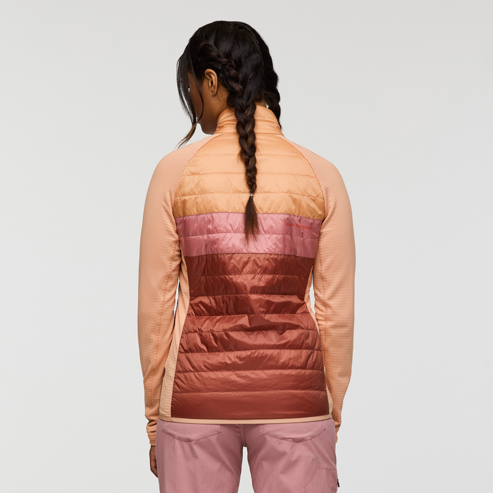 Capa Hybrid Insulated Jacket - Women's, Apricot/Faded Brick, Model Jade