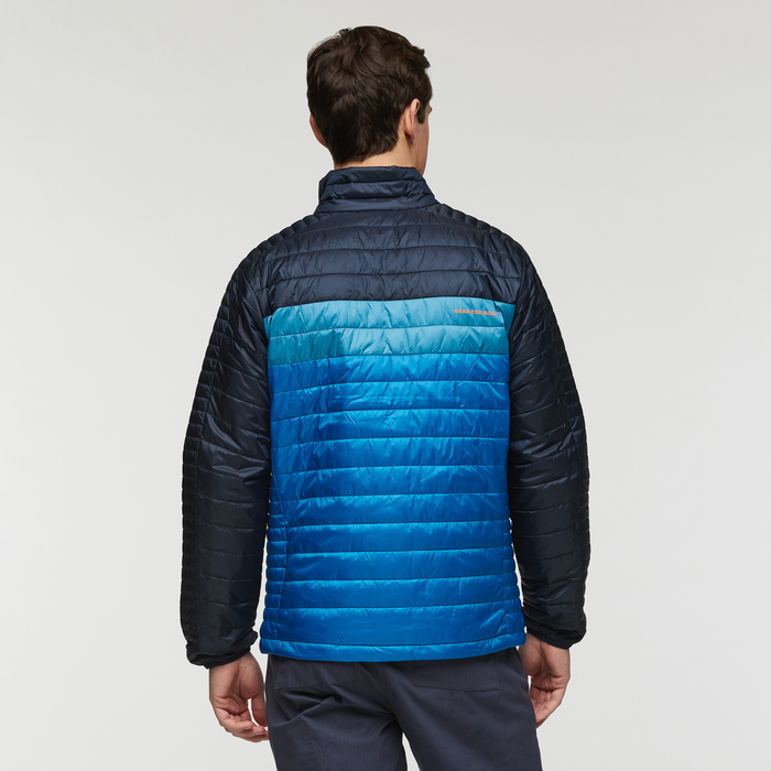 Capa Insulated Jacket - Men's, Carbon/Atlantic, Model Kellan