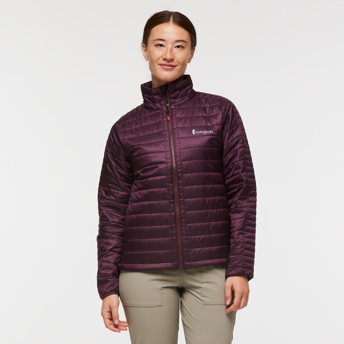 Capa Insulated Jacket - Women's, Cotopaxi Wine, Model Aya