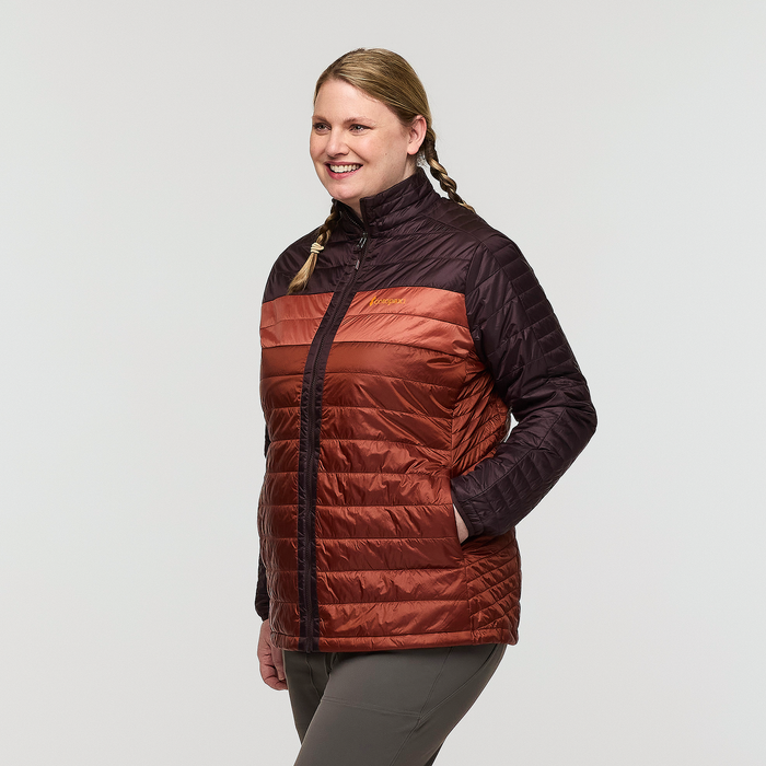 Capa Insulated Jacket - Women's, Coffee/Rusty, Model Nicole