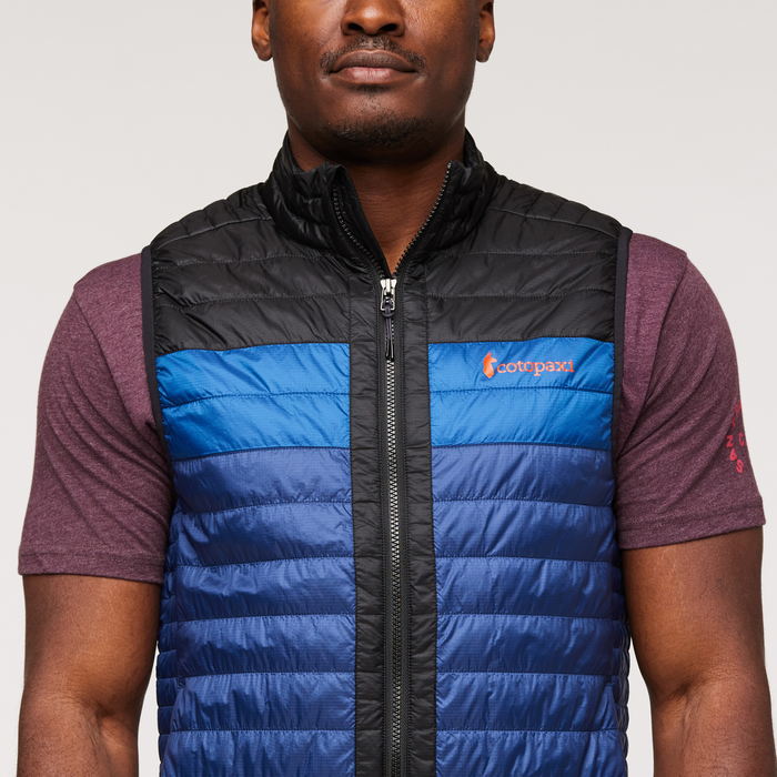Capa Insulated Vest - Men's, Black/Maritime, Model Jeremy