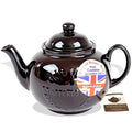 Cauldon Ceramics Brown Betty 2 Cup Teapot With Original Staffordshire Logo product image