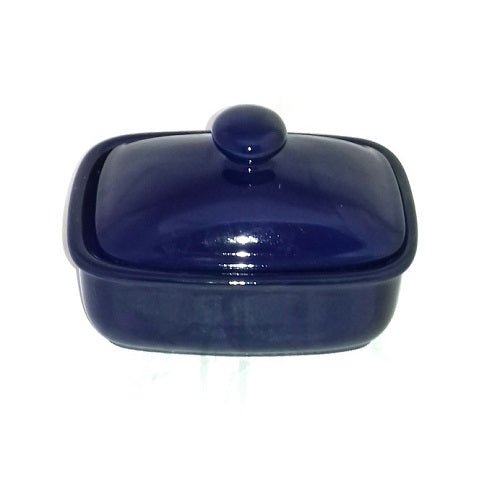 Cauldon Ceramics Cobalt Betty Teapot Butter Dish product image