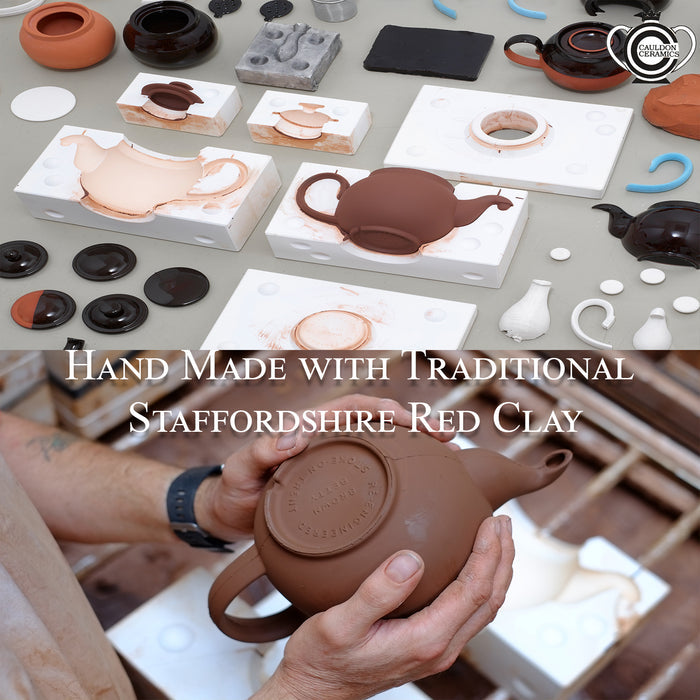 Cauldon Ceramics Re-Engineered Ian McIntyre Brown Betty 4 Cup Teapot without Infuser