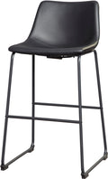 CAZIO Black 19" Wide Barstool