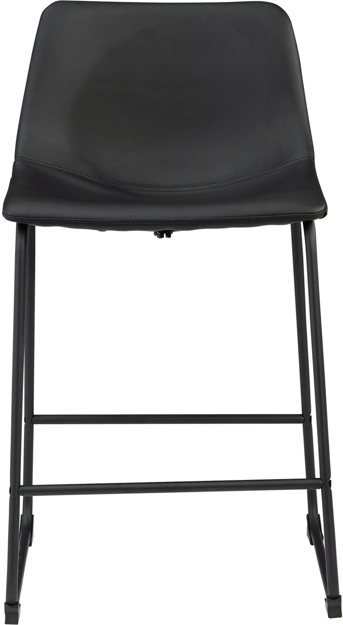 CAZIO Black 19" Wide Counter Stool