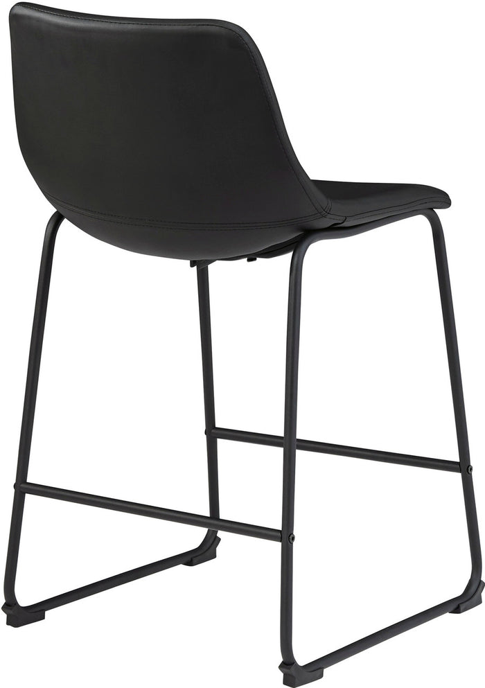 CAZIO Black 19" Wide Counter Stool