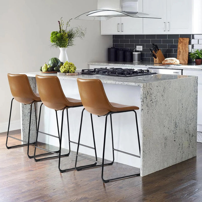 CAZIO Caramel 19" Wide Barstool