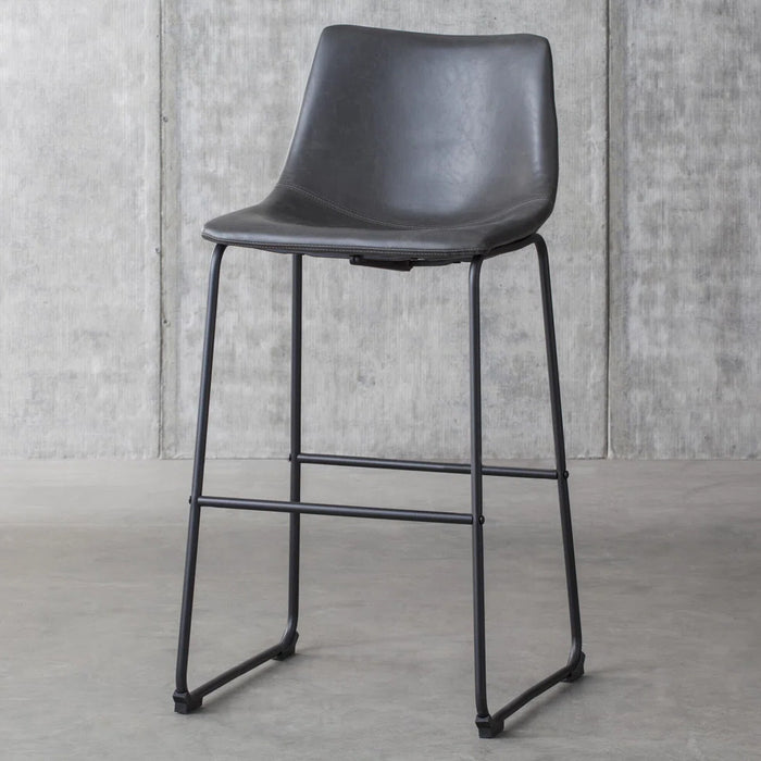 CAZIO Gray 19" Wide Barstool