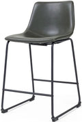 CAZIO Gray 19" Wide Counter Stool