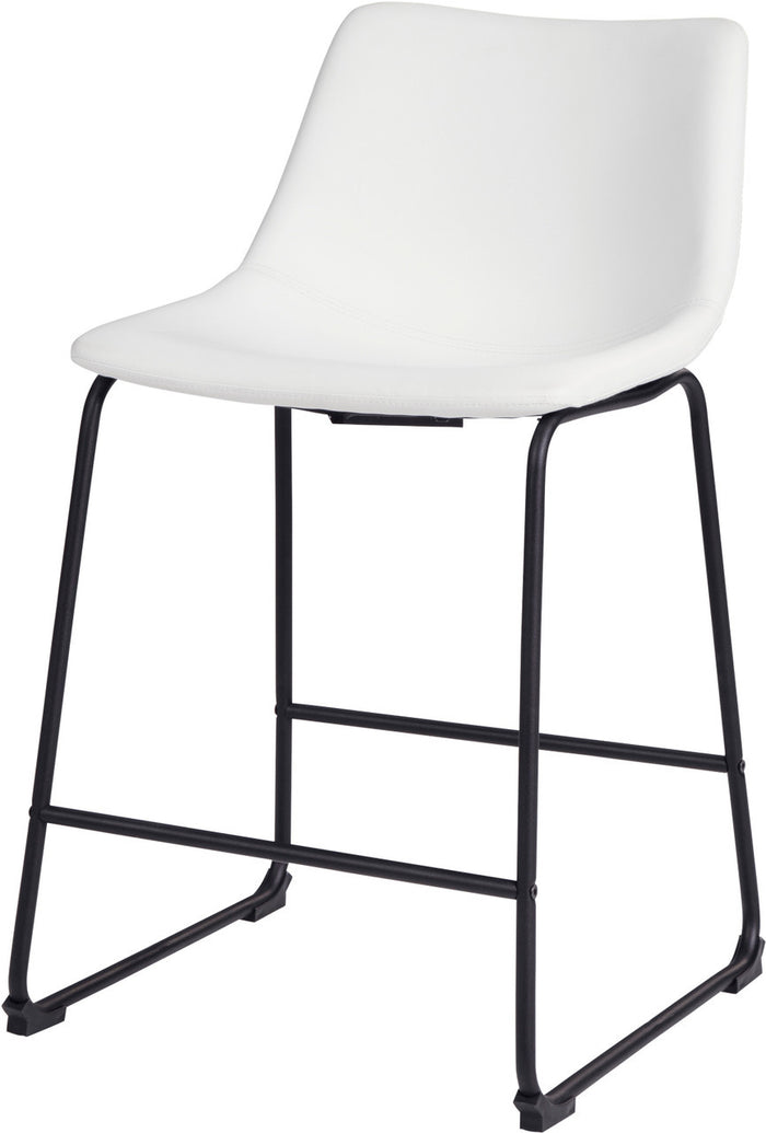 CAZIO White 19" Wide Counter Stool