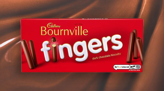 C'bury Bournville Fingers Dark Chocolate Biscuits 114g