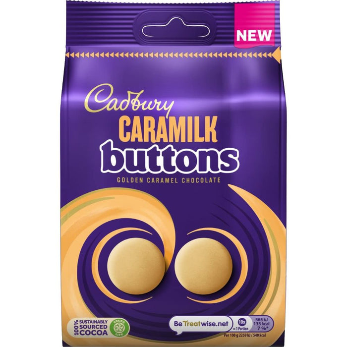 Cadbury Caramilk Buttons Chocolate Bag 105g product image