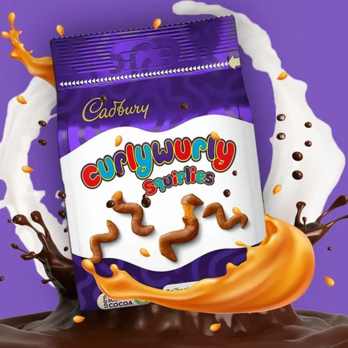 C'bury Curly Wurly Squirlies Chocolate Bag 110g