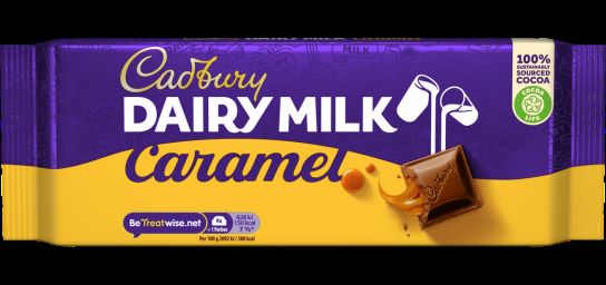 C'bury Dairy Milk Caramel Chocolate Bar 120g