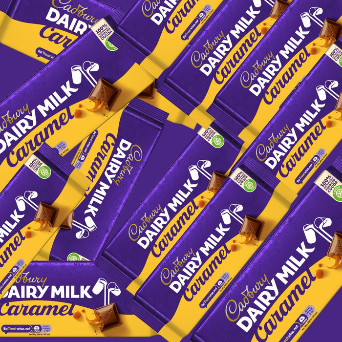 C'bury Dairy Milk Caramel Chocolate Bar 120g