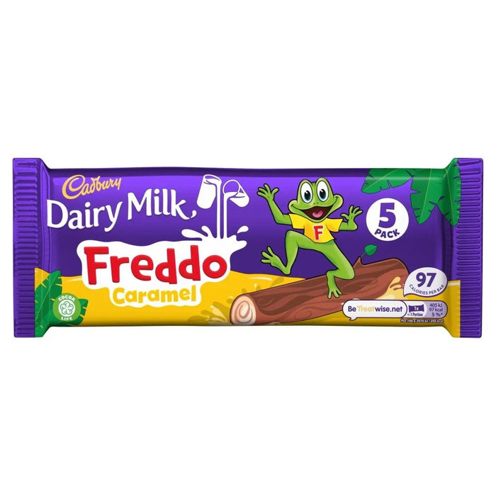Cadbury Dairy Milk Freddo Caramel Chocolate 5pk Bar 97.5g product image