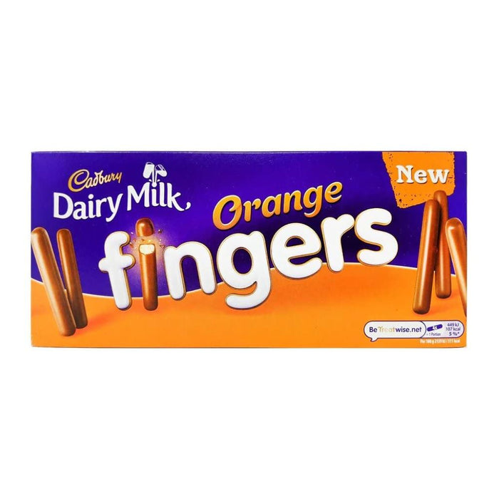 C'bury Dairy Milk Orange Finger Chocolate Biscuits 114g