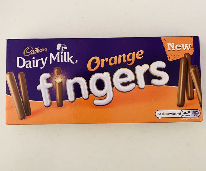 C'bury Dairy Milk Orange Finger Chocolate Biscuits 114g