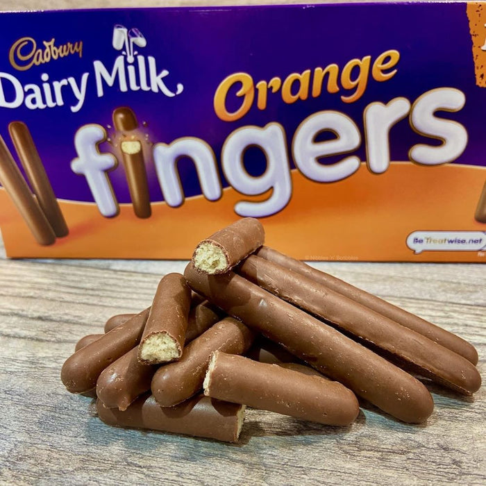 C'bury Dairy Milk Orange Finger Chocolate Biscuits 114g