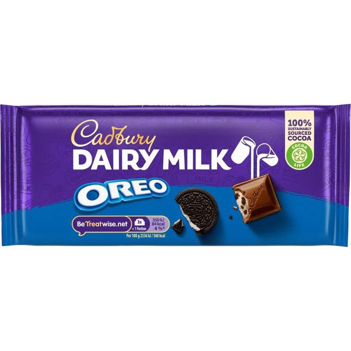 C'bury Dairy Milk Oreo Chocolate 120g