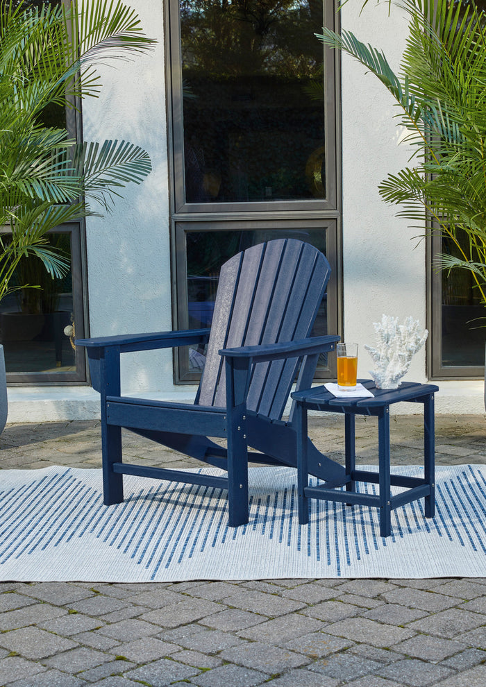 CHAMPLAIN Blue 15" Wide Adirondack Side Table