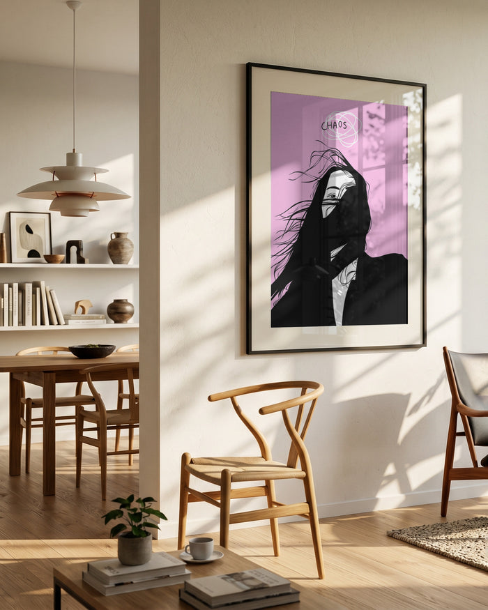 Chaos by Lisen Vennesland in interior setting