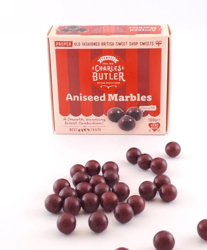 Charles Butler Aniseed Marbles Sweets 100g