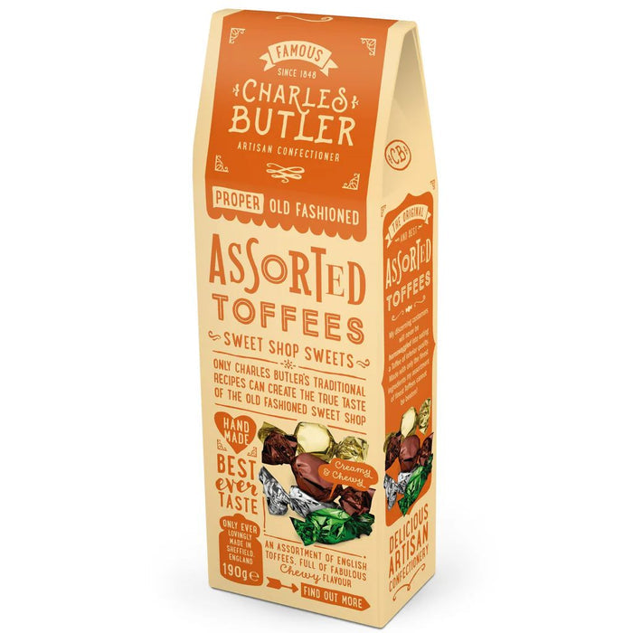 Charles Butler Assorted Toffee 190g